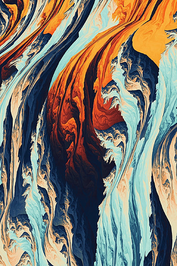 Torrent, pattern, fractal HD phone wallpaper