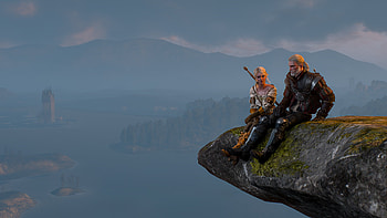 Q - Geralt and Ciri, The Witcher 3: Wild Hunt, Geralt Of Rivia HD wallpaper