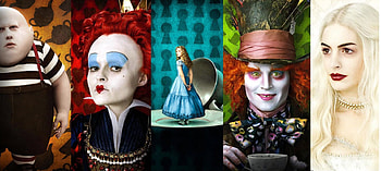 Alice in wonderland montagem, mad hatter, wonderland, alice HD wallpaper