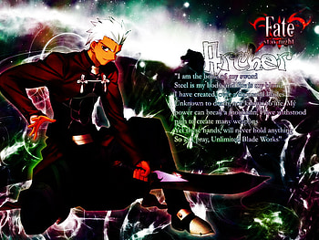 Archer, unlimited blade works, servant, swords, cool, fate stay night, future, nice HD wallpaper