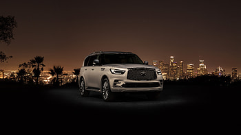 SUV, car, INFINITI QX80, 2018 HD wallpaper