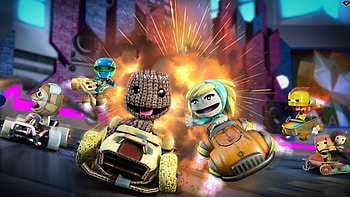 LittleBigPlanet Karting, sackboy, united front games, ps3, karting, media molecule, littlebigplanet, sony HD wallpaper