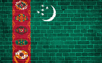 Texture, Textures, Wall, Flag, Turkmenistan HD wallpaper
