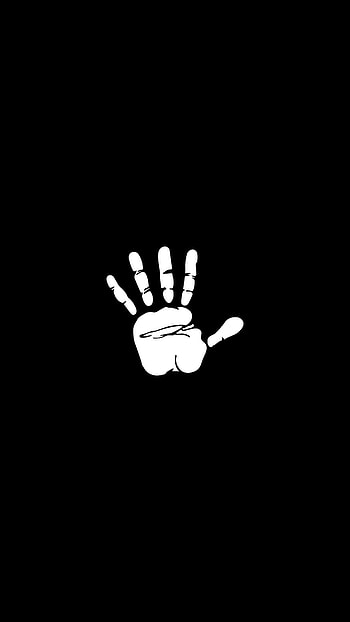 Art, Vector, Hand, Palm, Bw, Chb HD phone wallpaper