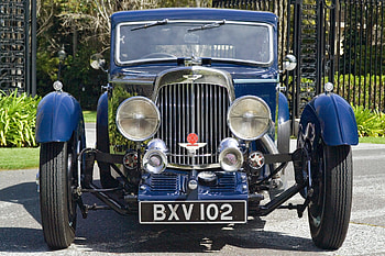 1934 Aston Martin, blue, aston martin, car, antique, 1934 HD wallpaper