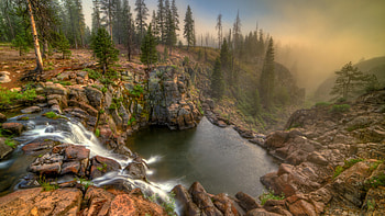 Webber Falls In California, nature, california HD wallpaper