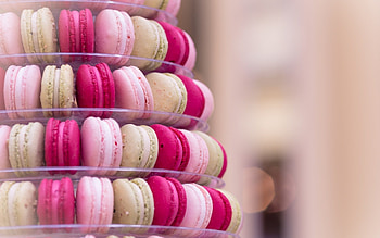 Macaron , Tasty and delightful, Dessert-themed background, Yummy treat HD wallpaper