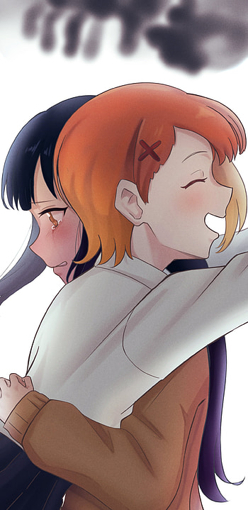 Mieruko-chan, Yurikawa, miko, Yotsuya, school, mieruko, chan, girl, hana, anime HD phone wallpaper