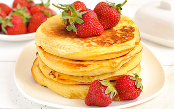 Pancakes , Breakfast treat, Sweet indulgence, Food pancake HD wallpaper
