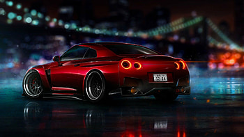 94 Nissan GTR R35 , Aggressive styling, Ferocious power, Unrivaled performance HD wallpaper
