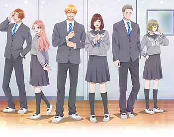 A Star Brighter Than the Sun — Sae Iwata & Kouki Kamishiro | Quad, Anime HD wallpaper