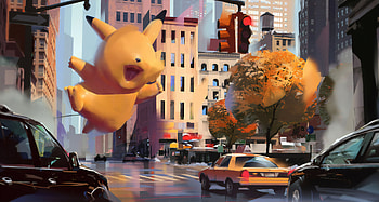 Pikachu In City, pikachu, city, artist, artwork, digital-art HD wallpaper