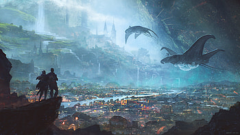 The Hidden Heaven, artist, artwork, digital-art, artstation HD wallpaper