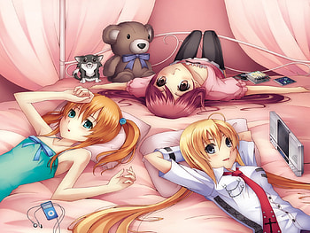 GirlFriend Squad, squad, anime, 2011, girlfriend, wall, girls, new, beauty HD wallpaper