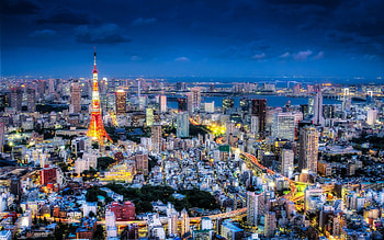 Tokyo skyline, City , Travels, Japan Skyline HD wallpaper