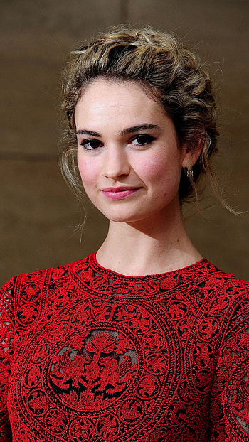 Lily James, Hollywood, Lily James Heroine HD phone wallpaper