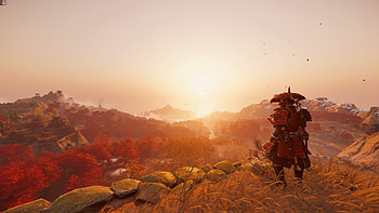 Ghost of Tsushima - Maple Forest, Ghost of Tsushima, Jin Sakai, gaming pc, PlayStation 5 HD wallpaper