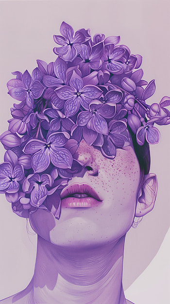 Lilac Bloom Portrait - Floral, flower HD phone wallpaper