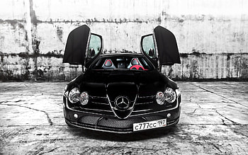 Mclaren, Cars, Front View, Mercedes, Doors, Door, Slr HD wallpaper