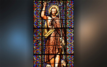 John the Baptist, stained glass, Baptist, John, Gospel, prophet HD wallpaper