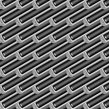 3D, Lines, Stripes, Streaks, Metal, Metallic, Obliquely, Rendering HD phone wallpaper