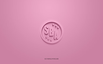 Sport Boys, creative 3D logo, pink background, Peruvian Primera Division, 3d emblem, Peruvian football club, Callao, Peru, 3d art, Liga 1, football, Sport Boys 3d logo HD wallpaper