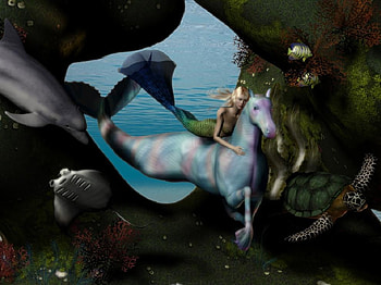 unchained Waters, other, mermaid, fantasy, water HD wallpaper