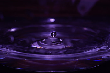 Violet, Dark, Ripples, Ripple, Purple, Drop HD wallpaper