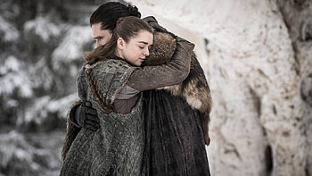 Jon Snow, Arya Stark HD wallpaper