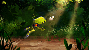 Art, Butterfly, Robot, Dinosaur HD wallpaper