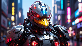 ROBO DUCK HD wallpaper