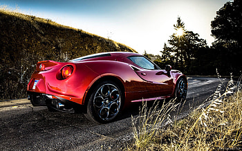 Alfa Romeo, Cars, Side View, Alfa Romeo 4C HD wallpaper