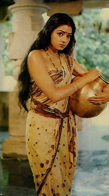 Sreedevi, bollywood actress, vintage HD phone wallpaper