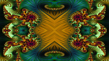 Trippy Fractal Art, trippy, psychedelic, aesthetic, green, Abstract, fractal, abstract green HD wallpaper