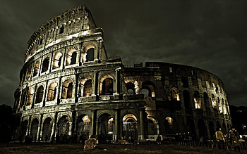 colosseum, ruin, italy, rome HD wallpaper