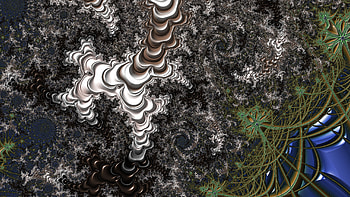 Fractal Art for your - Trippy, black, white, psychedelic, trippy, Abstract, fractal, abstract black HD wallpaper