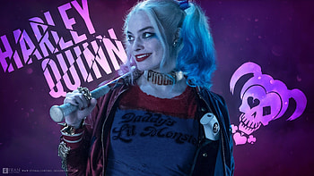 Harley Quinn, Margot Robbie, Captivating character HD wallpaper