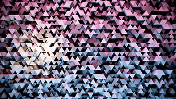 Abstract, 3D, Volume, Triangles HD wallpaper