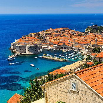 Walls of Dubrovnik, Historic city, Ancient fortifications, Coastal beauty HD phone wallpaper