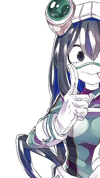 White Frog-Hero Tsuyu Asui — My Hero Academia , Anime, My Hero Academia, Tsuyu Asui, white anime HD phone wallpaper