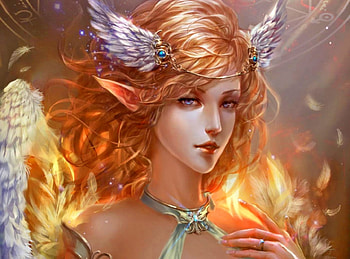 Elfhiem Valkyrie, women, magic, elf, fantasy HD wallpaper