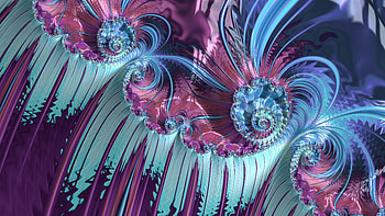 Trippy Psychedelic Fractal, trippy, psychedelic, trance, purple, blue, Abstract, fractal, abstract blue, abstract purple HD wallpaper