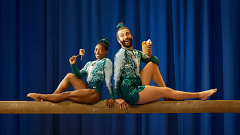 Jonathan van Ness, Simone Biles HD wallpaper