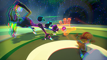 Psychonauts 2 screen, Captivating visuals, Character interactions, Immersive world HD wallpaper