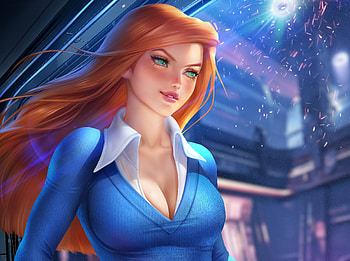 Beautiful Gwen Tennyson, Ben 10, art HD wallpaper