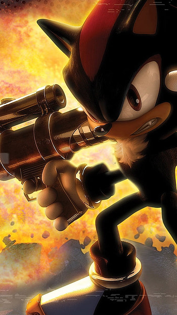 Shadow The Hedgehog, Gun HD phone wallpaper