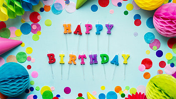 Birtay decoration , Festive occasion, Vibrant atmosphere, Playful theme HD wallpaper