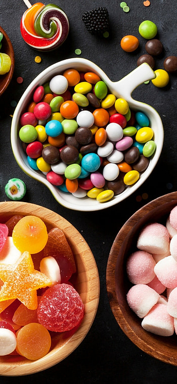 Sweet cravings, Tasty treats, Flavorful delights, Yummy satisfaction HD phone wallpaper