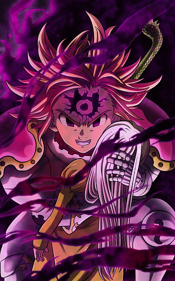 The Seven Deadly Sins, Anime adventure, Intriguing storyline, Captivating world HD phone wallpaper