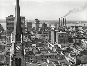 Louisville Skyline, May 1940 HD wallpaper